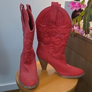 Womens Western Style  3 Inch Heel